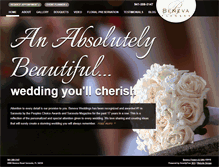 Tablet Screenshot of benevaweddings.com